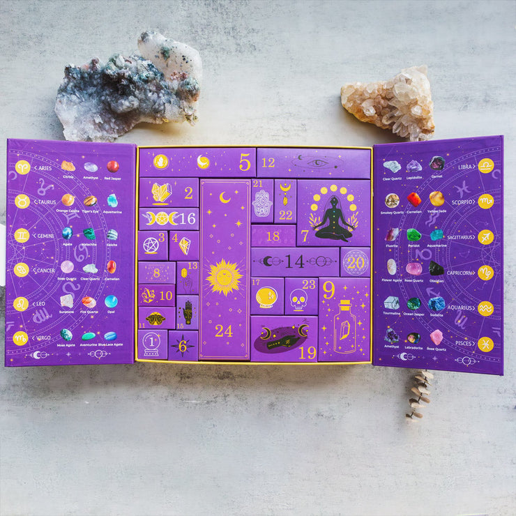 🎃Reiki Crystal Halloween Countdown Gift Box🔮The Magic of Healing and Energy Transfer!