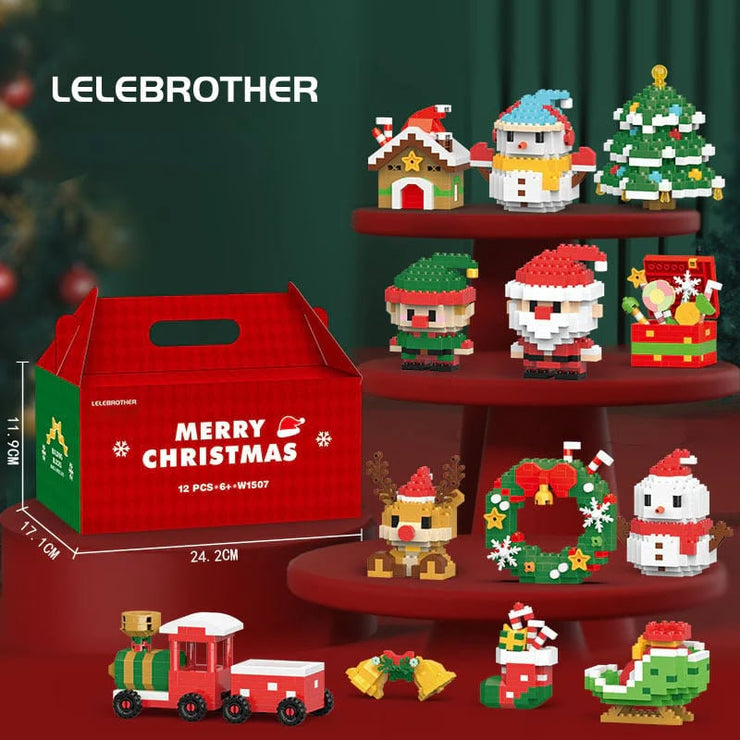 🎁Christmas Day Limited Time 49% OFF-🎄Santa Claus Design Building Blocks Toy