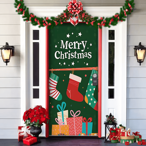 🌟🌟2025 Christmas and Halloween front door decoration
